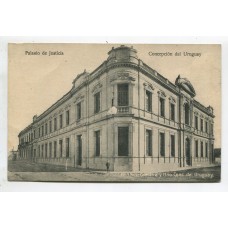 ENTRE RIOS CONCEPCION DEL URUGUAY ANTIGUA TARJETA POSTAL PALACIO DE JUSTICIA